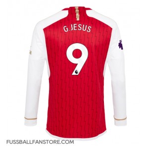 Arsenal Gabriel Jesus #9 Replik Heimtrikot 2023-24 Langarm